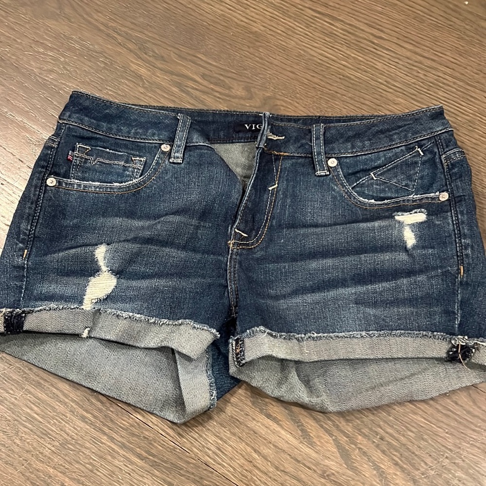 Vigoss cuffed blue Jean shorts